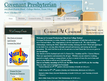 Tablet Screenshot of covenantpresbyterian.org